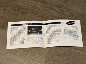 Joust Instruction Manual Booklet Only Nintendo Nes Authentic