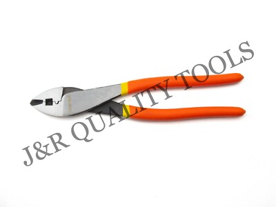 10'' Electrical Wire Crimping Pliers Solderless Connector Cutter Cut Crimp Wires
