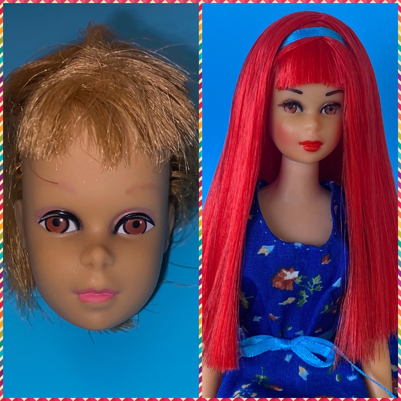 VINTAGE BARBIE DOLL RESTORATION OOAK SERVICES TOTAL MAKEOVER REROOT