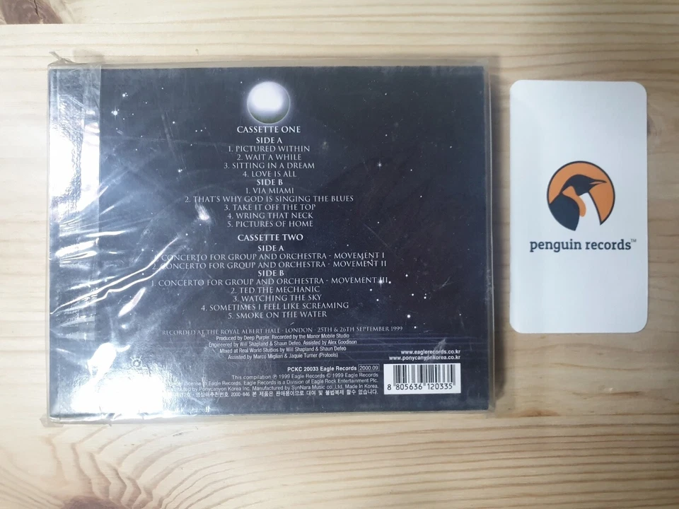 DEEP PURPLE - IN CONCERT WITH THE LONDON SYMPHONY ORCHESTRA CASSETTE TAPE - Image 3 of 3