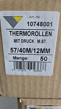 50 Thermorollen 57mm / 40m / 12mm Kartenterminal Kasse BPA frei 57x52x12