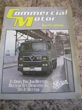 COMMERCIAL MOTOR OCT 1982 ELECTRIC VEHICLES DEVELOPMENT DIGITAL DESTINATION BOAR