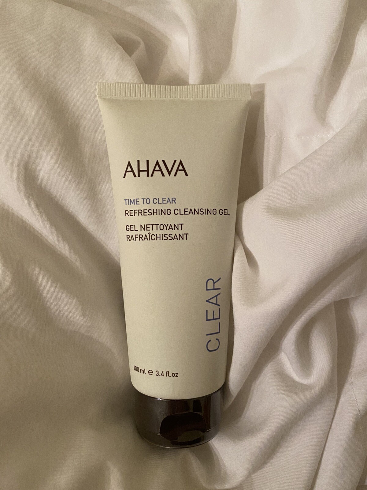 AHAVA Time To Clear REFRESHING CLEANSING GEL 3.4 oz 100 ml Full Sz ...