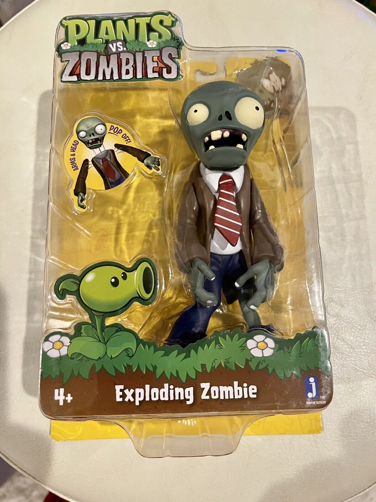 ULTRA RARE Plants vs. Zombies PVZ Exploding Mummy and Zombie Figures Set