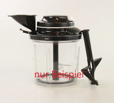 Tupperware SuperSonic Extra Chef Zerkleinerer Sonderfarbe schwarz