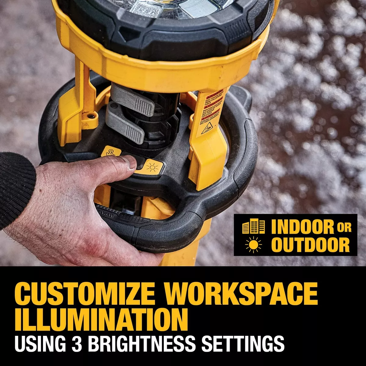 DEWALT DCL079B 20V MAX Lithium Ion Cordless Tripod Light Tool