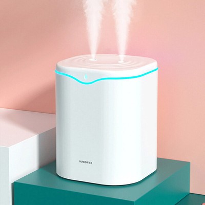 NEW USB Humidifier 2 Spray Port Air Puifier Essential Oil Aromatherapy Diffuser