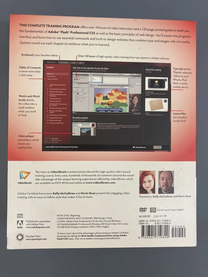 Adobe Flash Professional CS5 Learn by Video:Core Training in Media Communication - Image 4 of 4