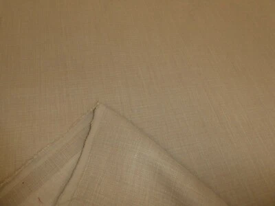 SANDY BEIGE - Linen Style Weave Upholstery Fabric (VEELA from M&S)