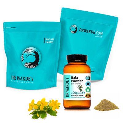 DR WAKDE'S Bala Pulver (Sida cordifolia) | Rein, Raw & Getrocknetes Pulver | ...