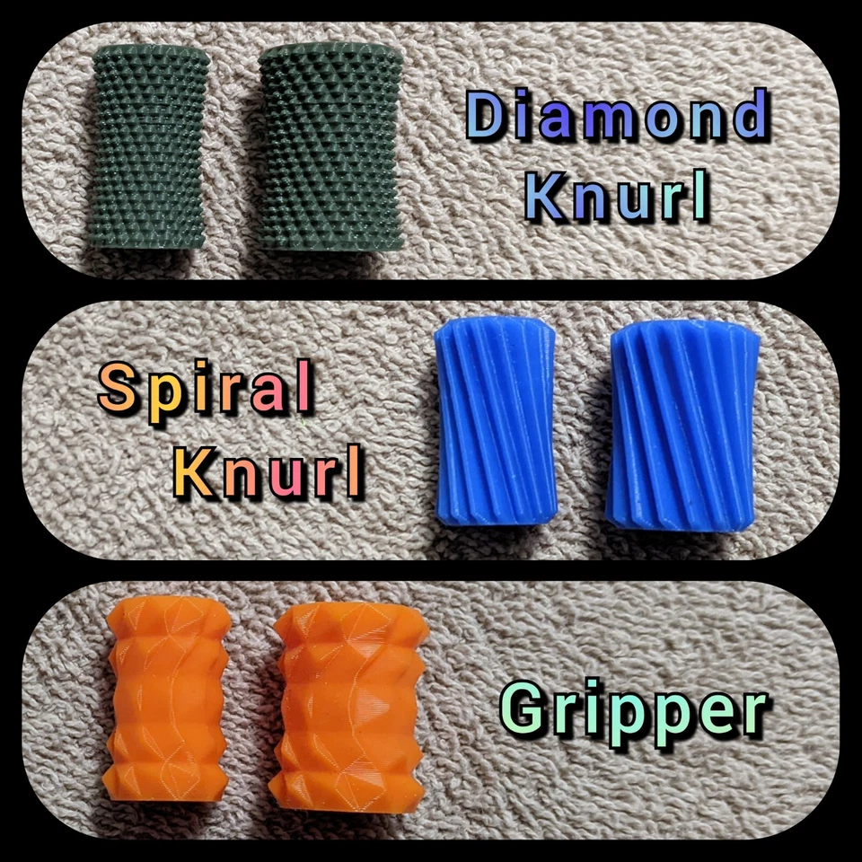 * (Set of 2) 5/8" & 3/4" Thumb Button Knobs * Truball Releases - Goat HBC Abyss - Image 3 of 4