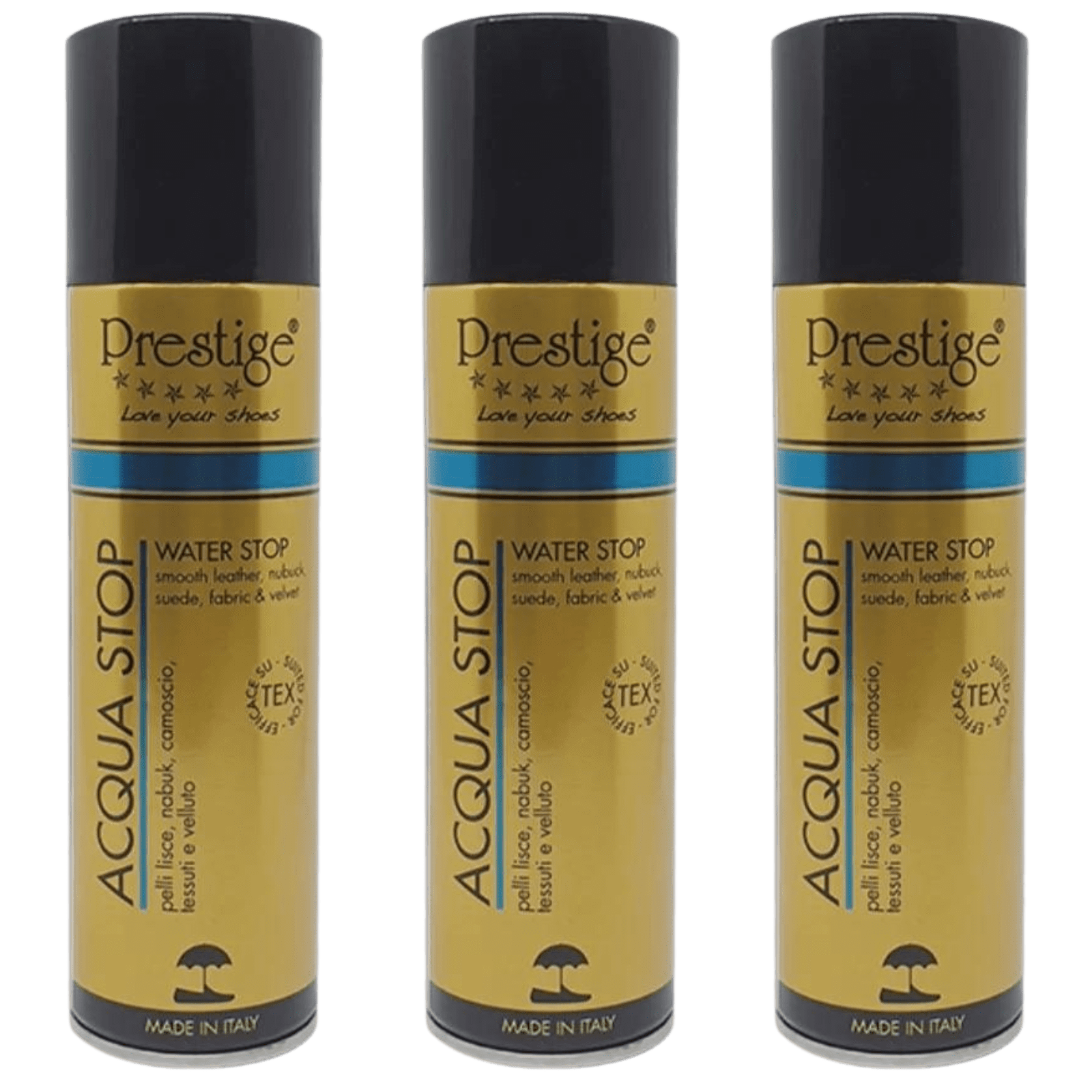 Prestige Acqua Stop Water Stop Impermeabilizzante scarpe 3X250 ml