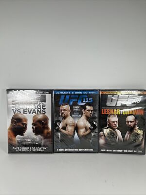 3 (2 Disc Edition) UFC Ultimate Fighting New Sealed  Please Read for Titles 