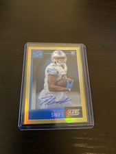 2020 Panini Chronicles Score Update D’Andre Swift GOLD ZONE RC Auto /50