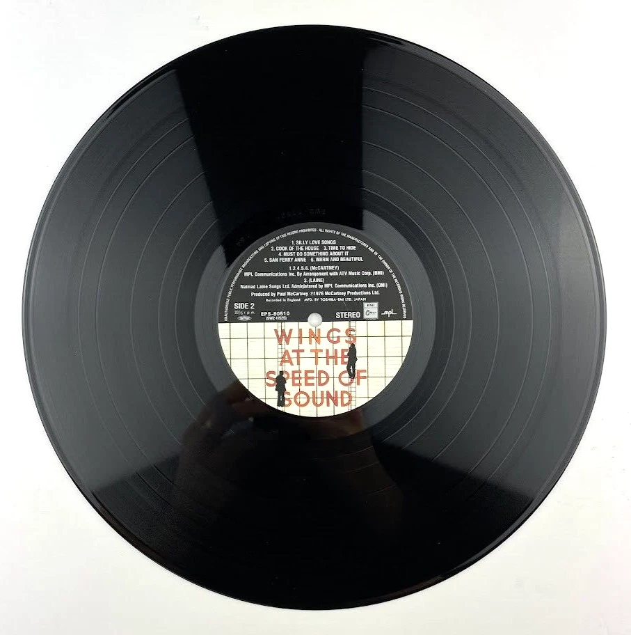 Paul McCartney Wings at the Speed of Sound Japan Import vinyl record LP NM M- - Image 4 of 4