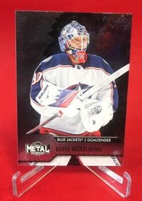 Elvis Merzlikins Metal Universe Skybox NHL Hockey 2020 Card Mint #32