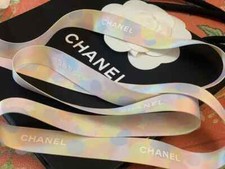 One Yard Of Chanel LE Oriol  Fontanel Ribbon Multicolor w/White Logo