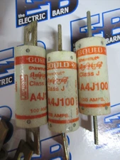 Shawmut A4J100 Fuse or Equal (1 MATCH SET OF 3) 100A 600V TD Class J -100TD600J