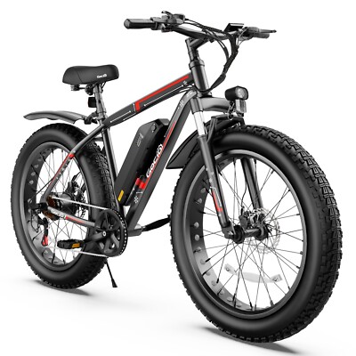 500W Electric Bike for Adults 26'' 48V Mountain Bicycle Commute E