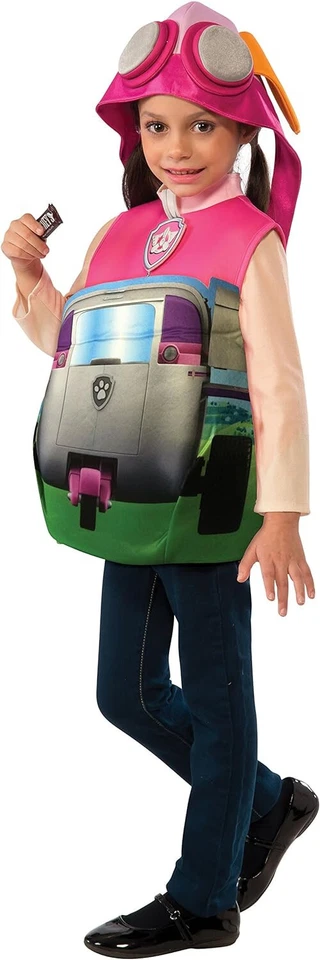 Disfraz de Cazador de Caramelos Skye 3D Patrulla Canina de Rubie, Pequeño Foto 3 de 4