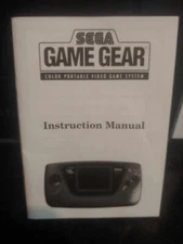 SEGA Game Gear Portable 1993 Hand-Held System Console Instruction Manual Booklet