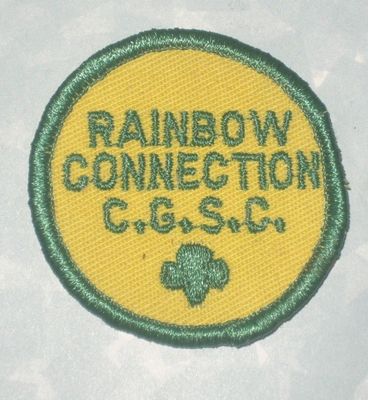 Rainbow Connection C.G.S.C. Patch - Girl Scouts 2'' x 2''