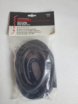 Buchanan Split Flex Tubing 10 Ft. 3/8'' Black 772240 New sealed