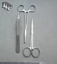 Classic Suture Removal 3 piece Kit Surgical Instruments