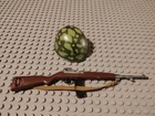 VINTAGE 1960s GI JOE Action Marine Carbine & Combat Helmet