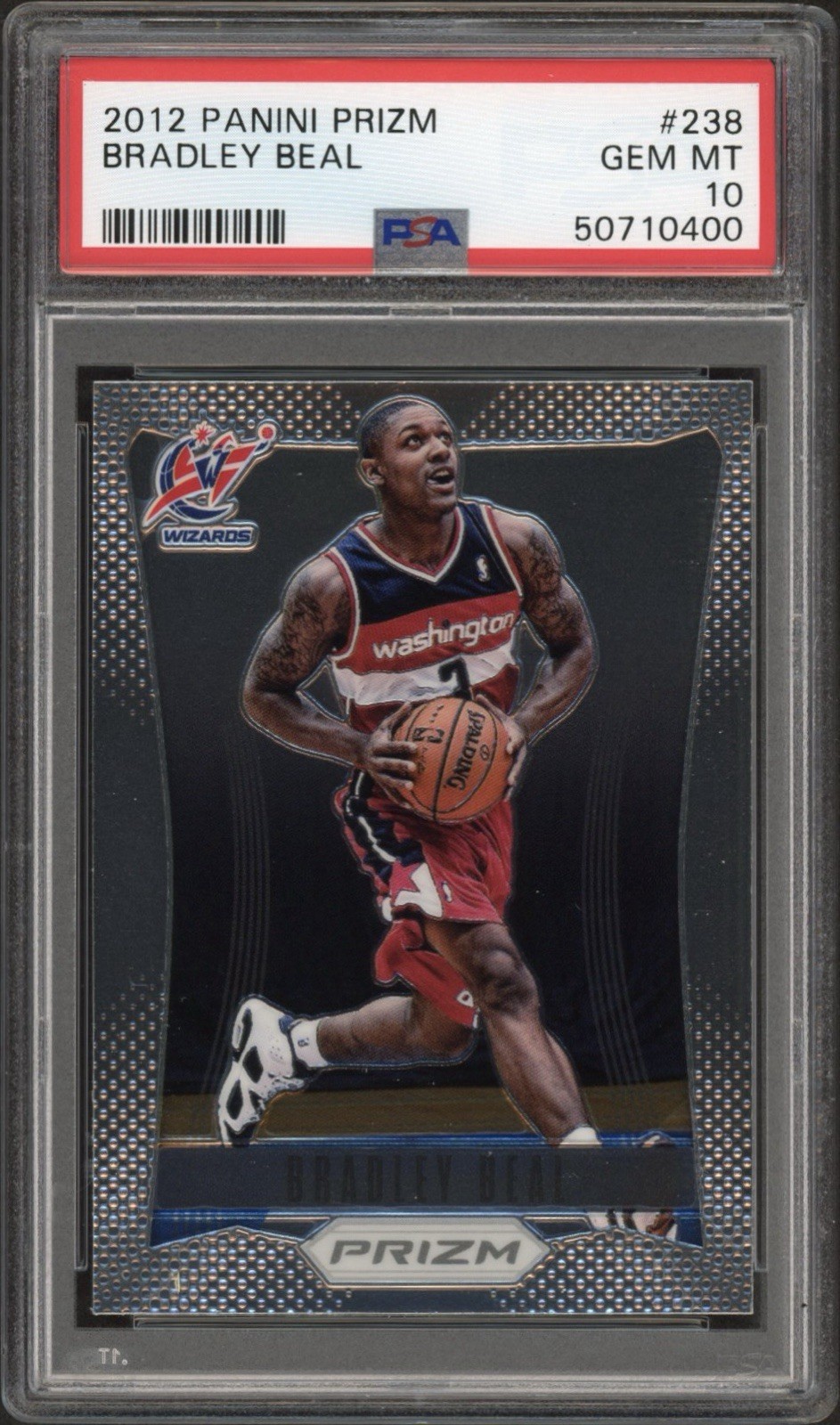 2012 Panini Prizm Bradley Beal Rookie RC #238 PSA 10 GEM MT Washington Wizards