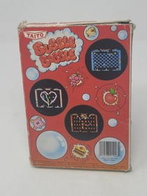 Bubble Bobble (Nintendo NES, 1988) Complete w/ Box and Manual - Rough Box