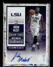 Jordan Mickey 2015 Contenders Draft Picks College Ticket Cracked Ice Auto 13/23