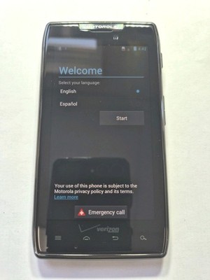 Motorola XT912M MAXX Droid RAZR XT912M Verizon Smartphone **VG**