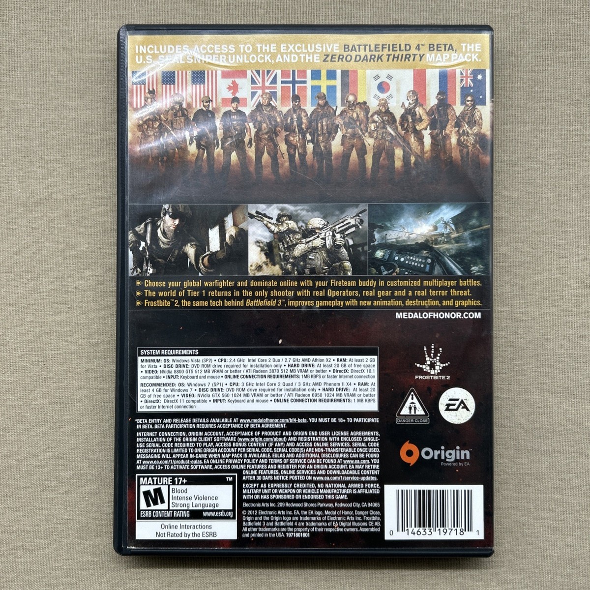 Medal of Honor: Warfighter (PC 2012 DVD-ROM Limited Edt 2-Disc