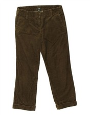 J. CREW Womens City Fit Corduroy Trousers US 4 Small W30 L34 Green Cotton AG19