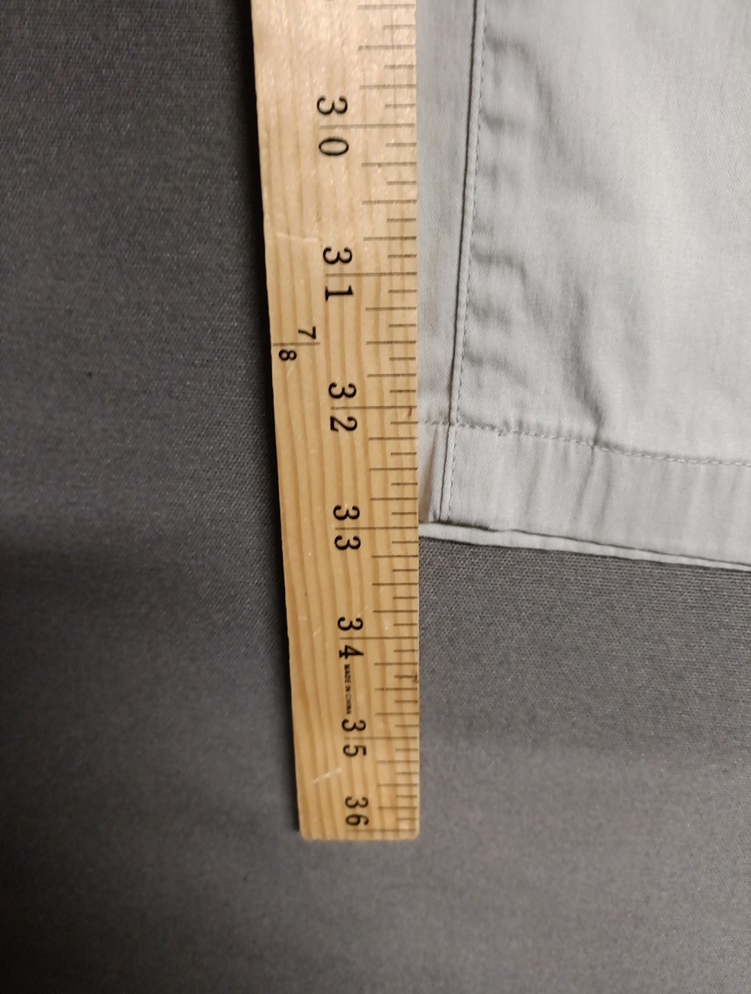 Bird Dogs Pants Mens 32x33 Light Gray Boom For Your Boomstick Chino Unlined EUC