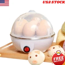 Egg Boiler Cooker Poacher Steamer Electric Boiled Eggs Omelette Maker