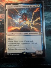 Spider-Woman, Stunning Savior 152 Prerelease Cards Magic: The Gathering Foil LP