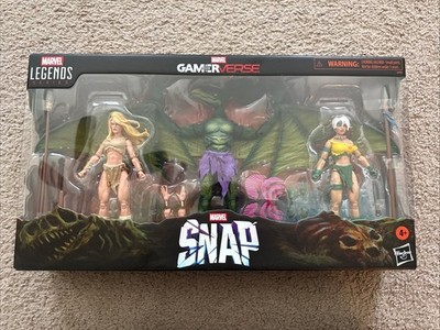 2025 SDCC Hasbro Marvel Legends Gamerverse Snap Savage Land 3 Pack Sealed NEW