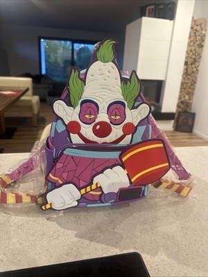 Loungefly Killer Klowns from Outer Space Cosplay Glow Mini Backpack Halloween