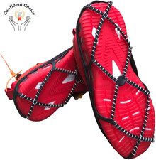 1 Pair Ice Cleats for Walking on Ice Snow Grips Crampons Traction for Shoes/Boot