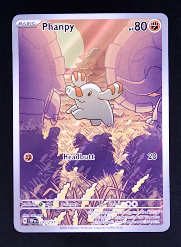 Pokémon TCG Phanpy Card Surging Sparks 205/191