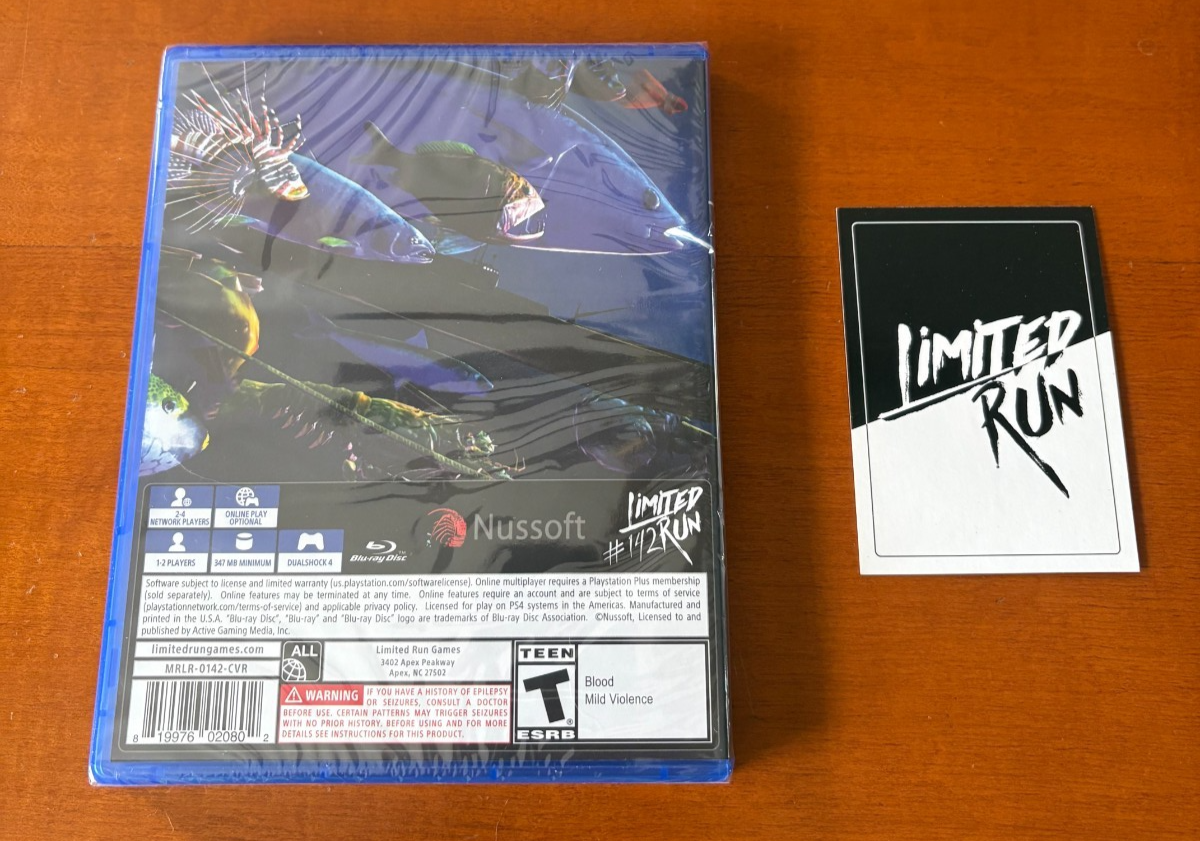 Mythic Ocean Limited Run Games Nintendo Switch Neuf sous Blister Sealed