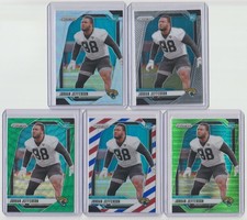 2024 Prizm Jordan Jefferson rookie card lot / Neon Pulsar / Silver / Green Wave