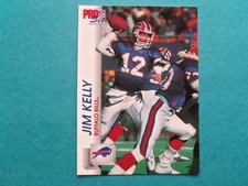 1992 Pro Set HOF Player Jim Kelly Football Card 442