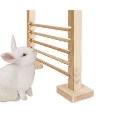 Wood Rabbit Jump Bar Rabbit Exercise Obstacle Game Pet Rabbit Exercise