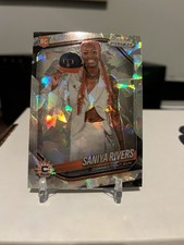 2025 Prizm WNBA Saniya Rivers Cracked Ice Prizm RC #159 Connecticut Sun