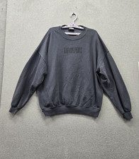 Taylor Swift The Eras Tour Women Sweatshirt XL Blue Fleece Crew Neck Pullover