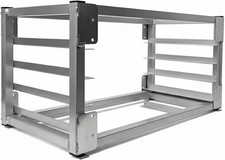 5-Tier Wall-Mounted Baking Rack Aluminum Sheet Pan Storage Heavy-Duty Kitchen