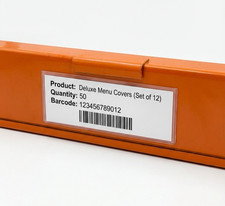 Bulk Clearance:16 x Adhesive Warehouse Racking Label Holders (212mm x 42mm)